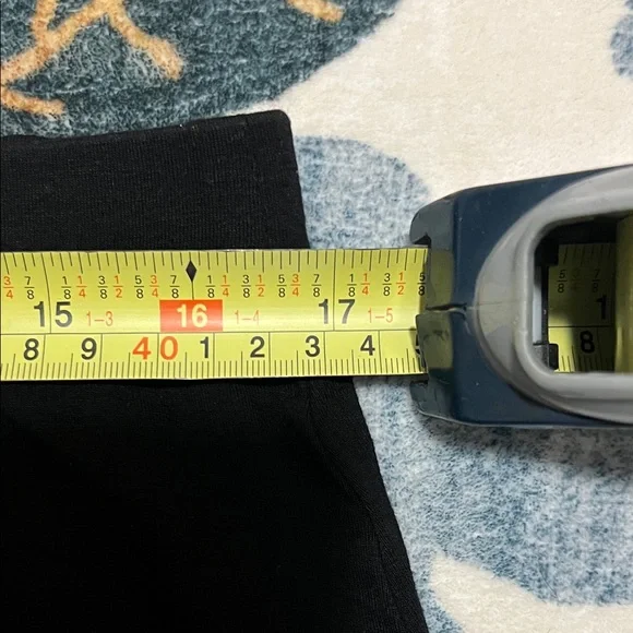 Max Studio Black Mini Skirt with Ruffle Hem - Picture 3 of 5